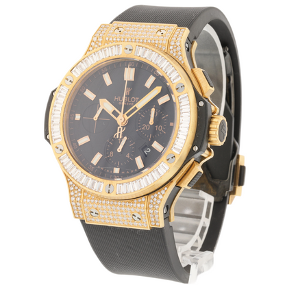 Hublot Big Bang Evolution Chronograph 44mm Rose Gold Baguette 301.PX.1180.RX.0904