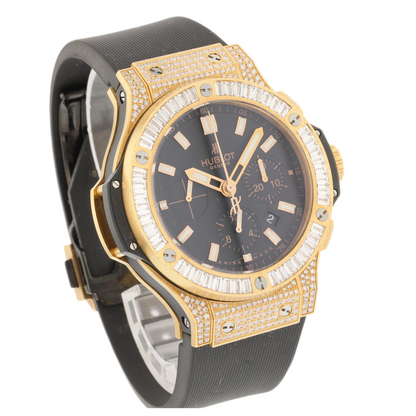 Hublot Big Bang Evolution Chronograph 44mm Rose Gold Baguette 301.PX.1180.RX.0904
