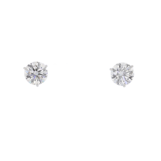 Naira & C Martini Lab Diamond Stud Earrings 3.02ct Each