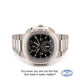 Patek Philippe Nautilus Travel Time Chronograph Stainless Steel Black Dial 5990/1A-001 Q63J53 - Beverly Hills Watch Company Watch Store