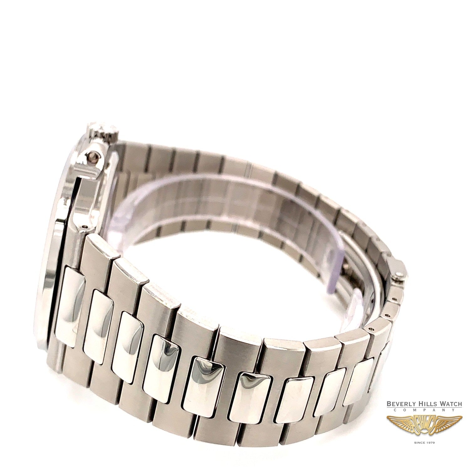 Patek Philippe Nautilus 43MM Stainless Steel Automatic Blue Dial 5711/1A-010 MQTL5E - Beverly Hills Watch Company Watch Store