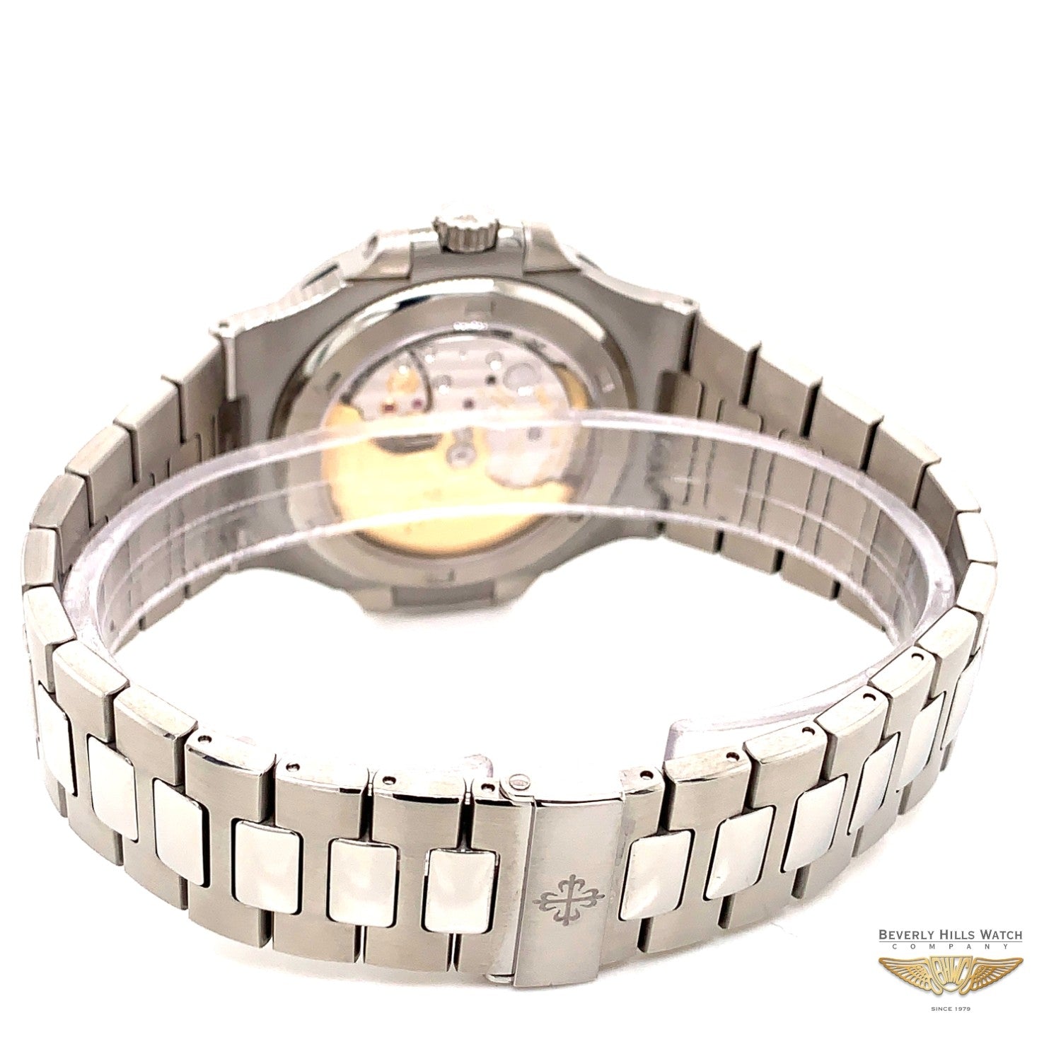 Patek Philippe Nautilus 43MM Stainless Steel Automatic Blue Dial 5711/1A-010 MQTL5E - Beverly Hills Watch Company Watch Store