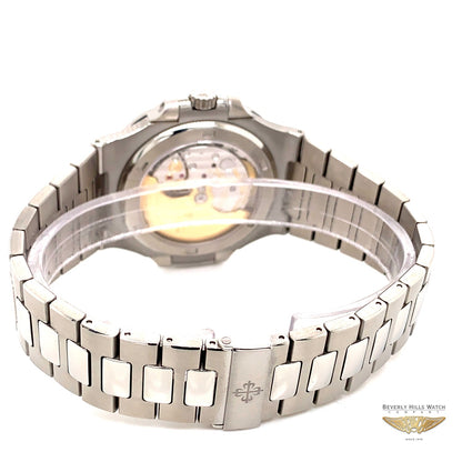 Patek Philippe Nautilus 43MM Stainless Steel Automatic Blue Dial 5711/1A-010 MQTL5E - Beverly Hills Watch Company Watch Store