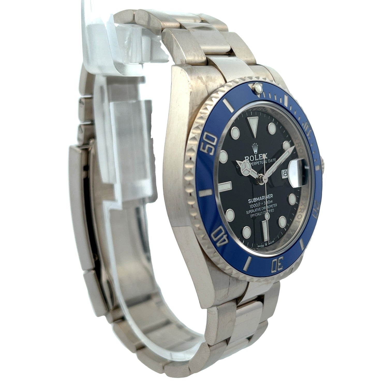 Rolex Submariner Date 41mm White Gold Blue Ceramic 126619LB - Beverly Hills Watch Company