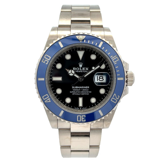 Rolex Submariner Date 41mm White Gold Blue Ceramic 126619LB - Beverly Hills Watch Company