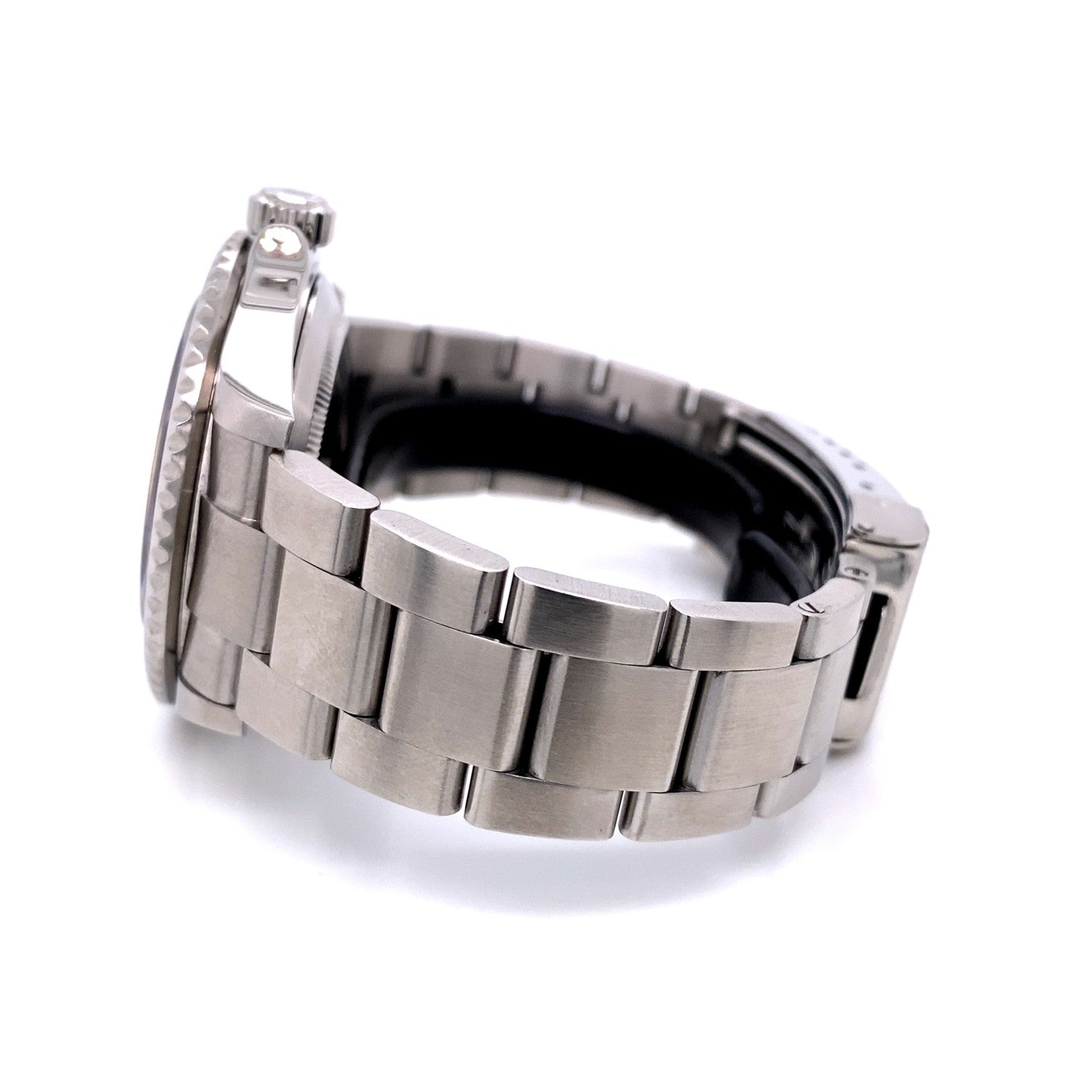Rolex Submariner Date Stainless Steel Black Dial Oyster Bracelet 16610 1QXVJN - Beverly Hills Watch Company