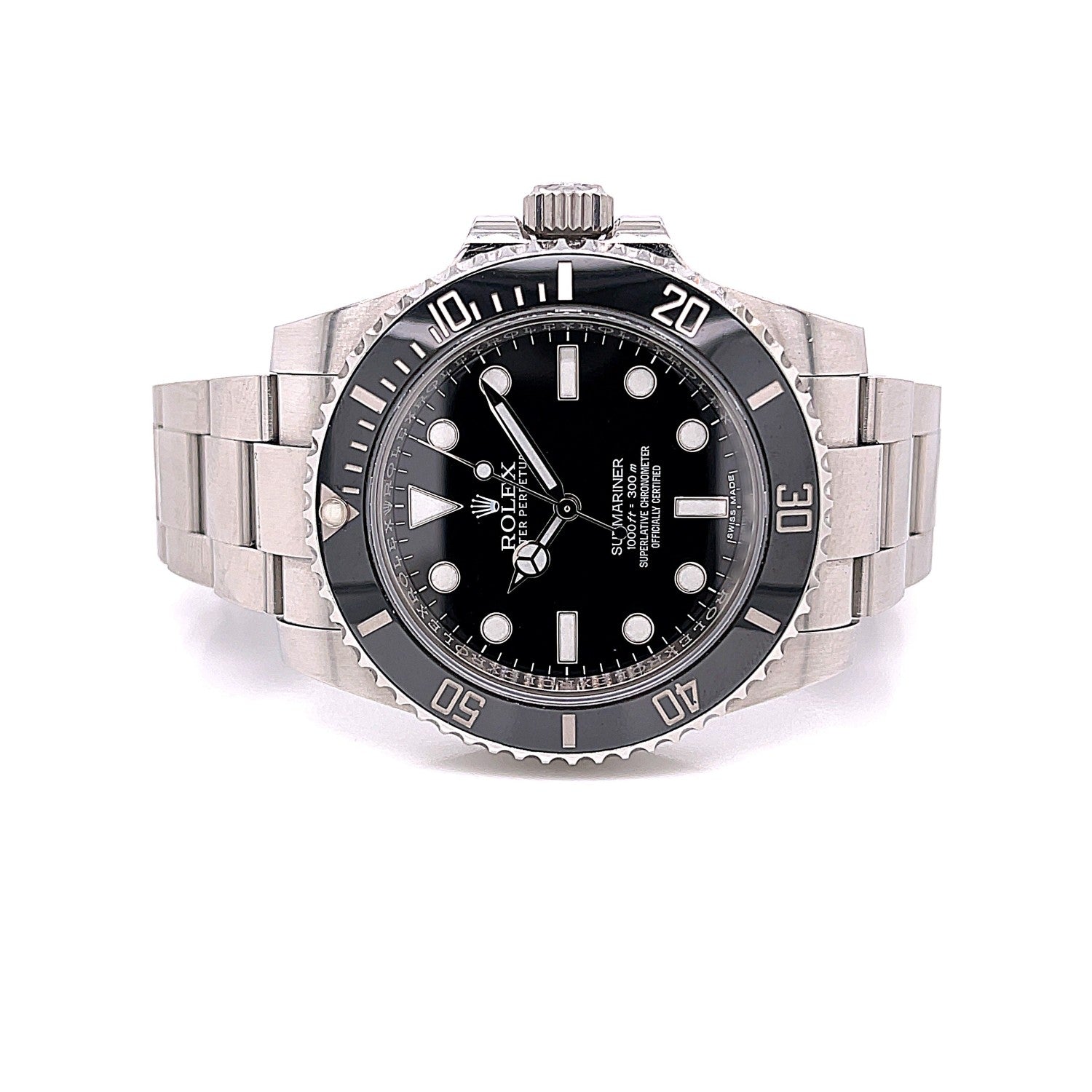 Rolex Submariner Stainless Steel No Date Ceramic Bezel 114060 - Beverly Hills Watch Company