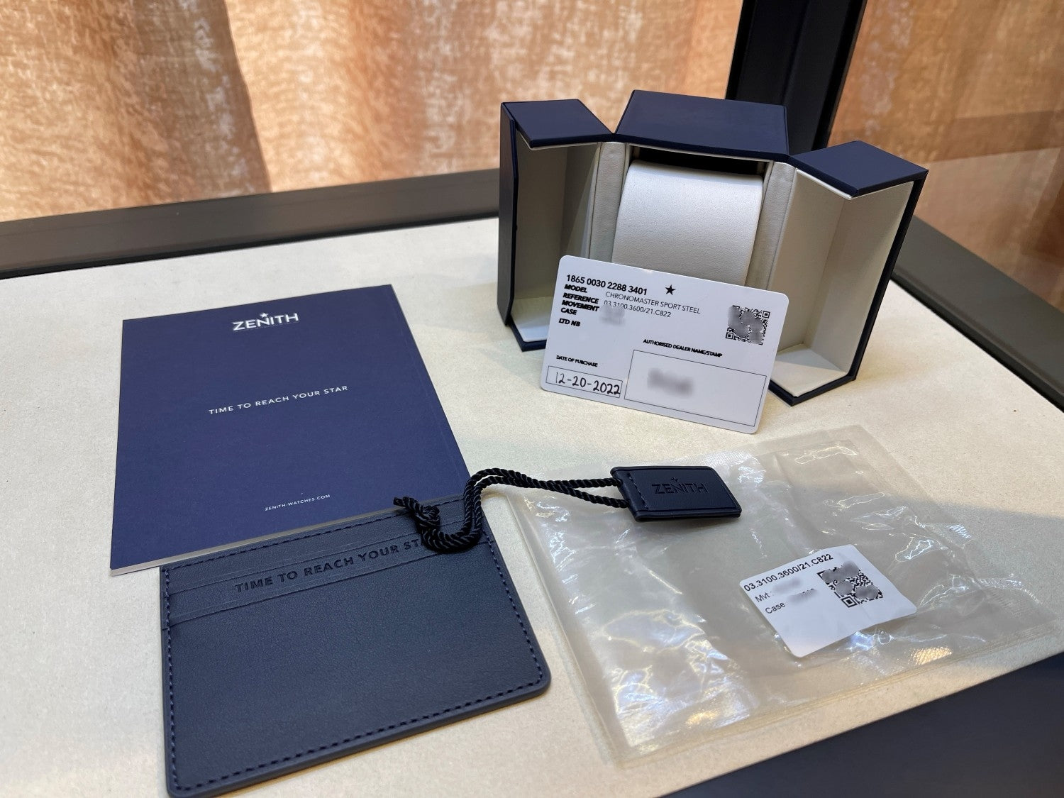 Zenith Chronomaster Sport Chronograph Black Dial 03.3100.3600/21.c822 - Beverly Hills Watch Company