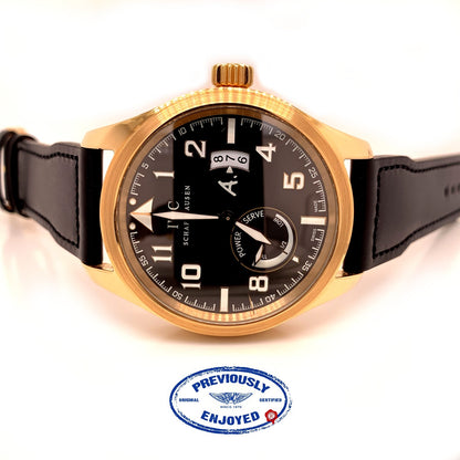 IWC Pilot 42mm Antoine de Saint-Exupery Rose Gold  Bronze Dial IW320103 1YXAQF - Beverly Hills Watch Company