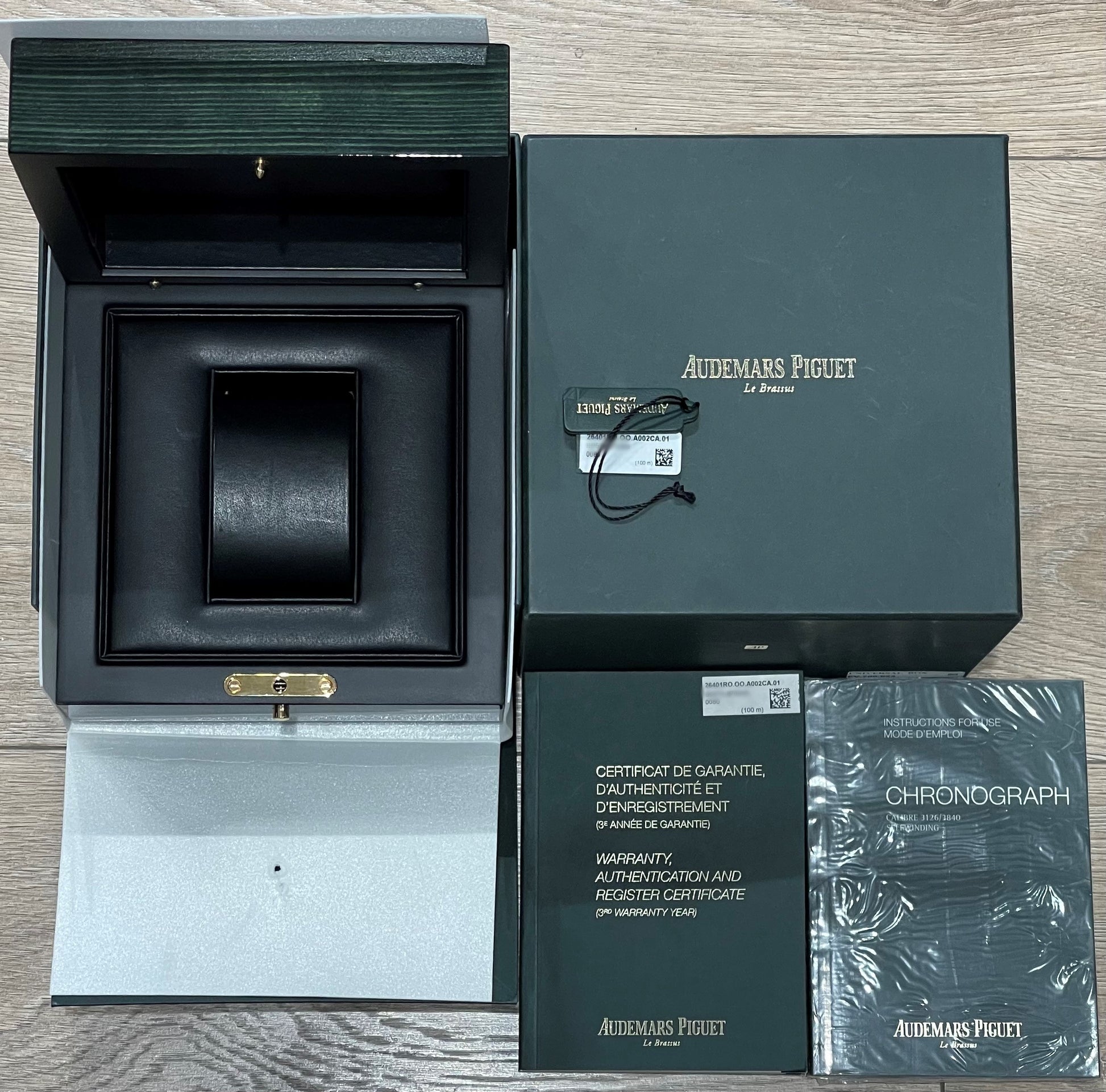 Audemars Piguet Royal Oak Offshore 44mm Rose Gold Black Dial Ceramic 26401RO.OO.A002CA.01 - Beverly Hills Watch Company