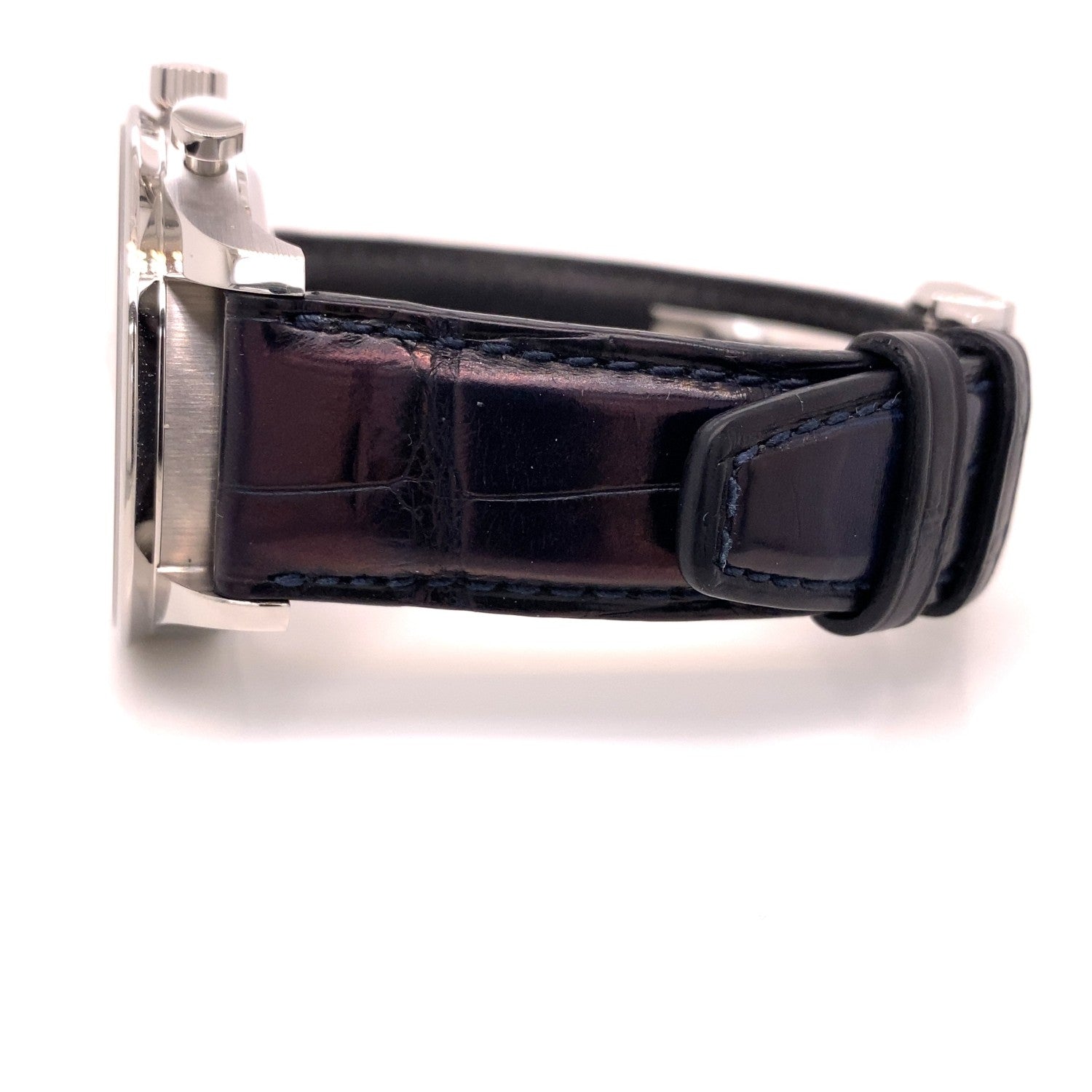 IWC Portugieser 41mm Chronograph Stainless Steel Silver Dial IW371446 22NQVK - Beverly Hills Watch Company