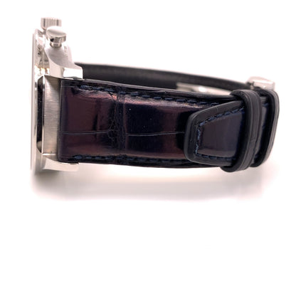 IWC Portugieser 41mm Chronograph Stainless Steel Silver Dial IW371446 22NQVK - Beverly Hills Watch Company