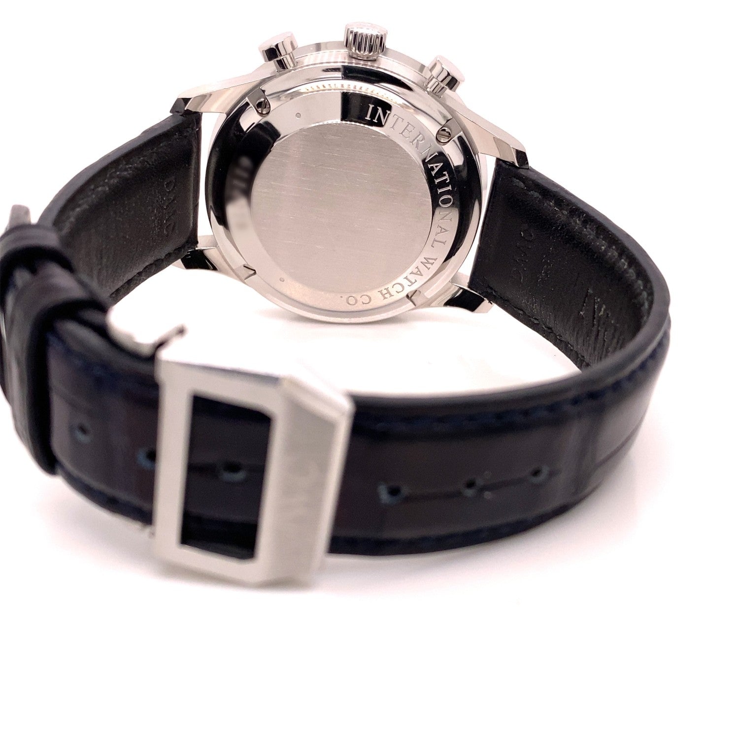 IWC Portugieser 41mm Chronograph Stainless Steel Silver Dial IW371446 22NQVK - Beverly Hills Watch Company
