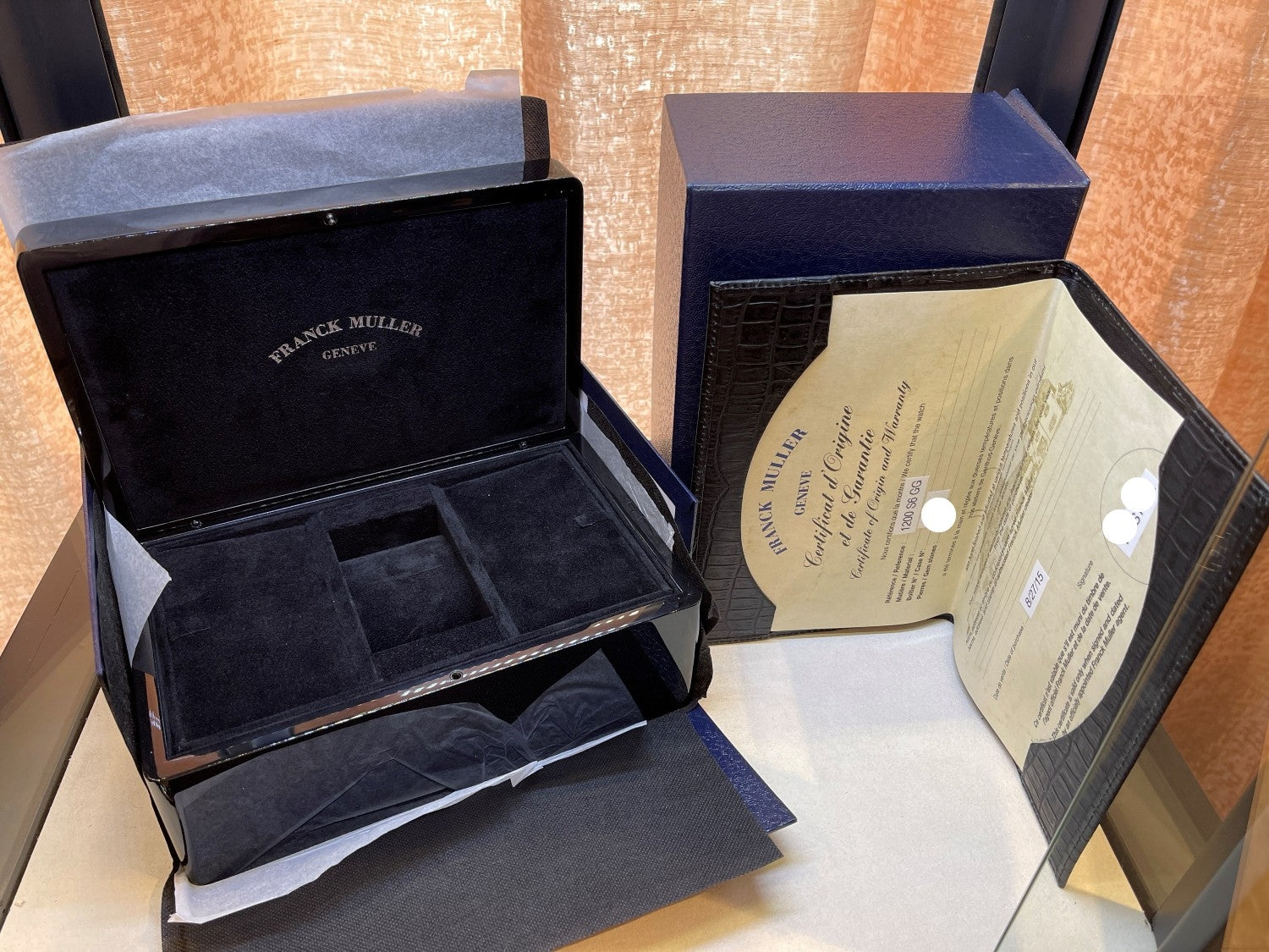 Franck Muller Long Island Grand Date Rose Gold Black Dial 1200 S6 GG - Beverly Hills Watch Company