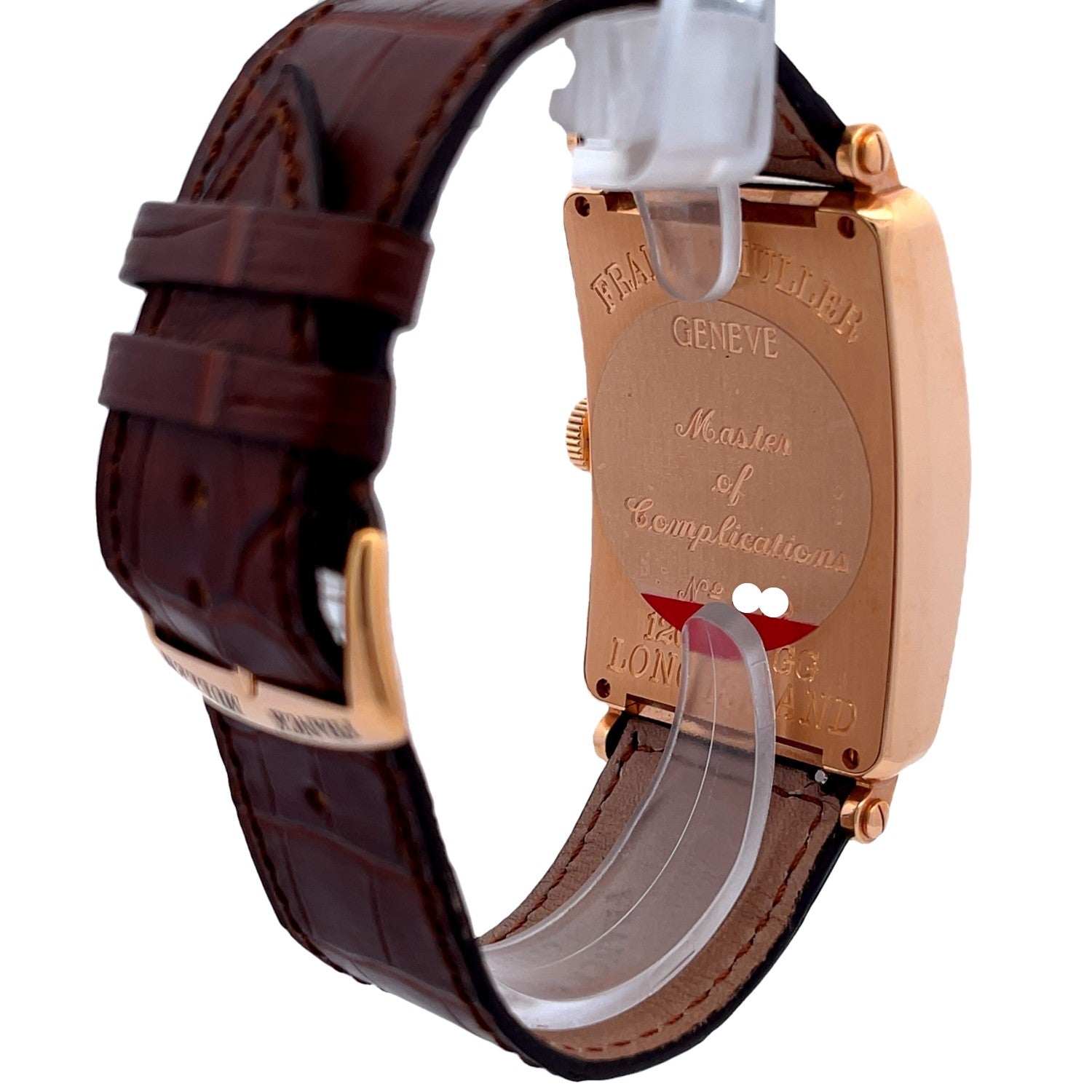 Franck Muller Long Island Grand Date Rose Gold Black Dial 1200 S6 GG - Beverly Hills Watch Company