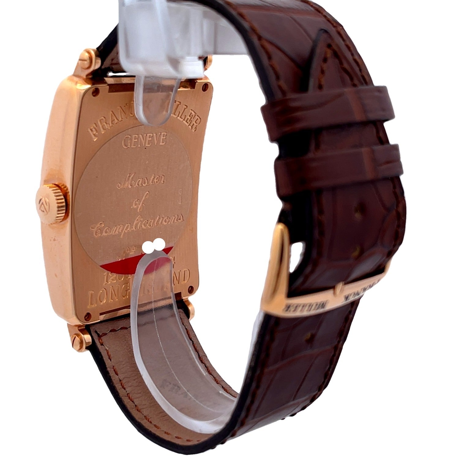 Franck Muller Long Island Grand Date Rose Gold Black Dial 1200 S6 GG - Beverly Hills Watch Company