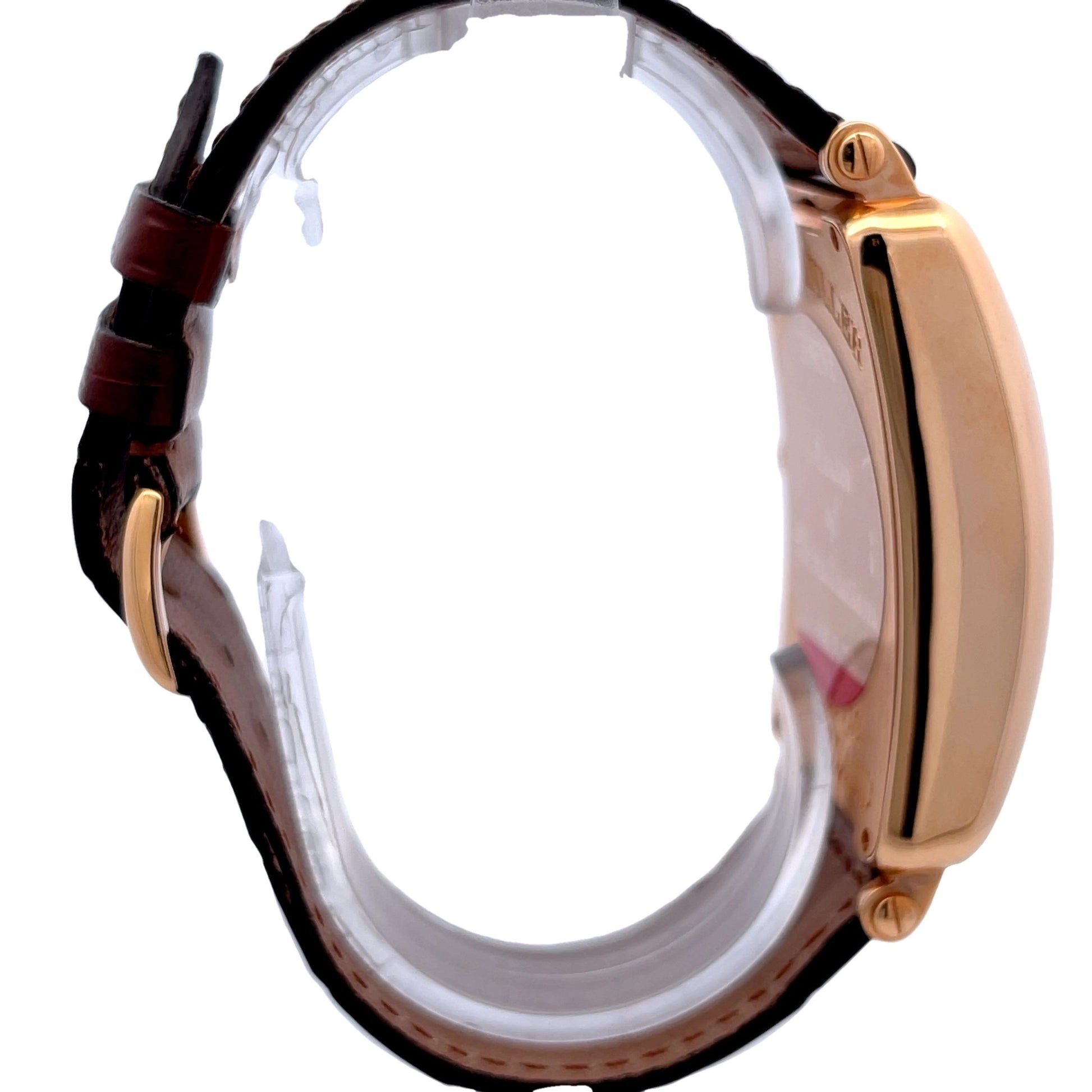 Franck Muller Long Island Grand Date Rose Gold Black Dial 1200 S6 GG - Beverly Hills Watch Company