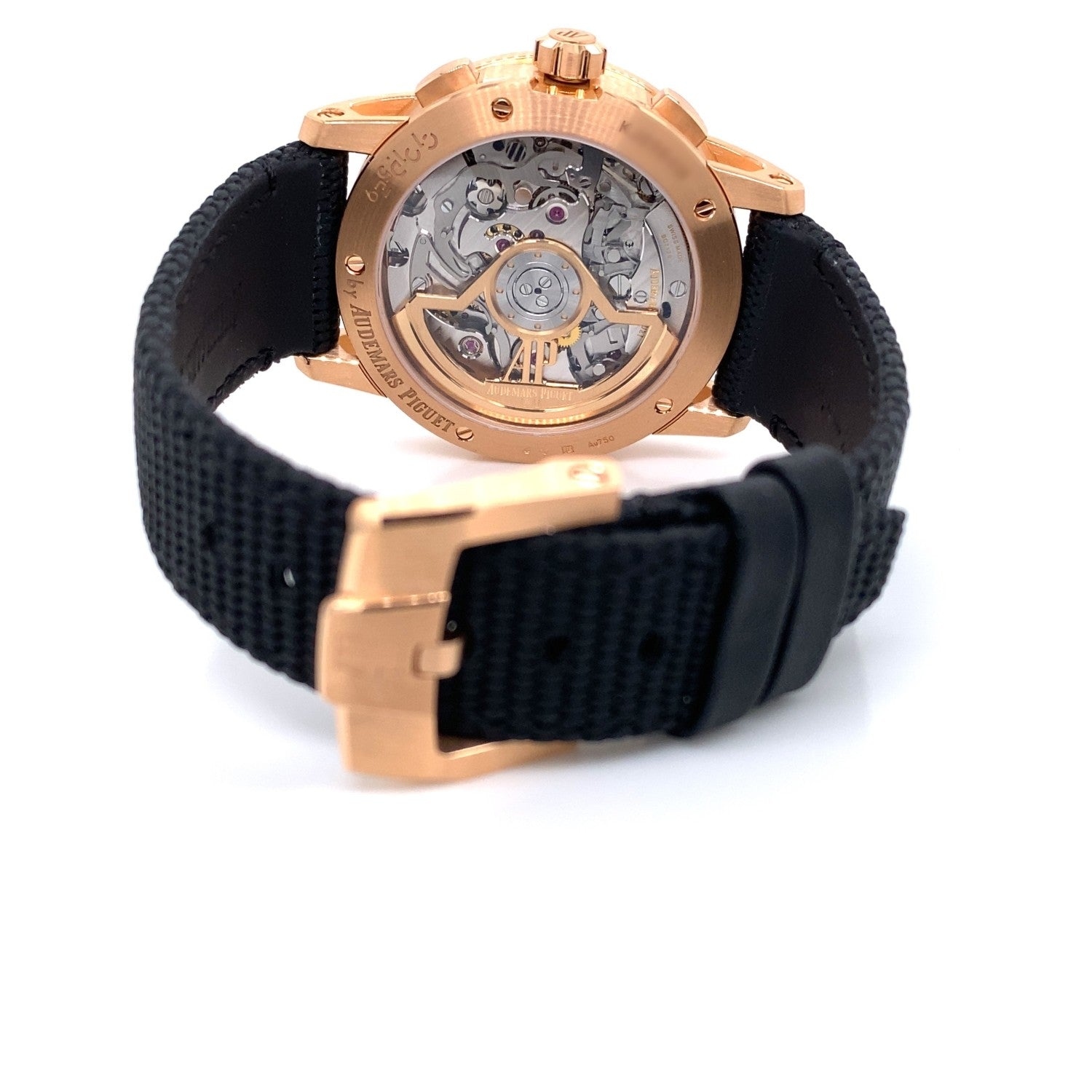 Audemars Piguet CODE 11.59 Chronograph Rose Gold Blue Dial 26393OR.OO.A002KB.03 - Beverly Hills Watch Company