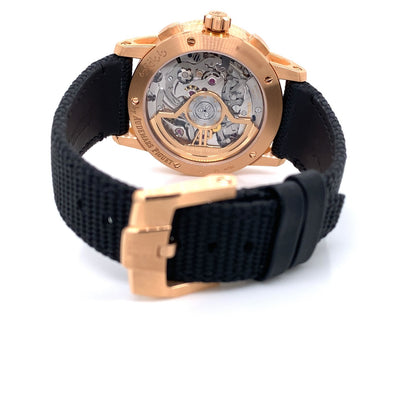Audemars Piguet CODE 11.59 Chronograph Rose Gold Blue Dial 26393OR.OO.A002KB.03 - Beverly Hills Watch Company