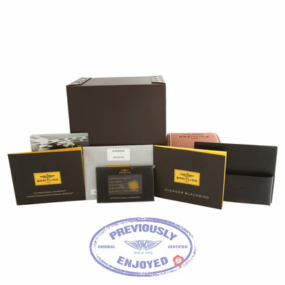 Breitling Avenger 44mm Blackbird Black Dial Titanium V1731110/BD74 A3K1N9 - Beverly Hills Watch