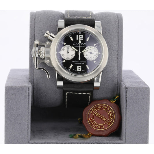 Graham Chronofighter 43mm Chronograph Black Dial 2378