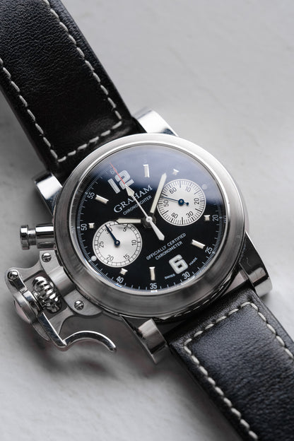 Graham Chronofighter 43mm Chronograph Black Dial 2378