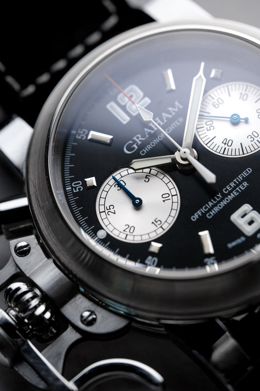 Graham Chronofighter 43mm Chronograph Black Dial 2378