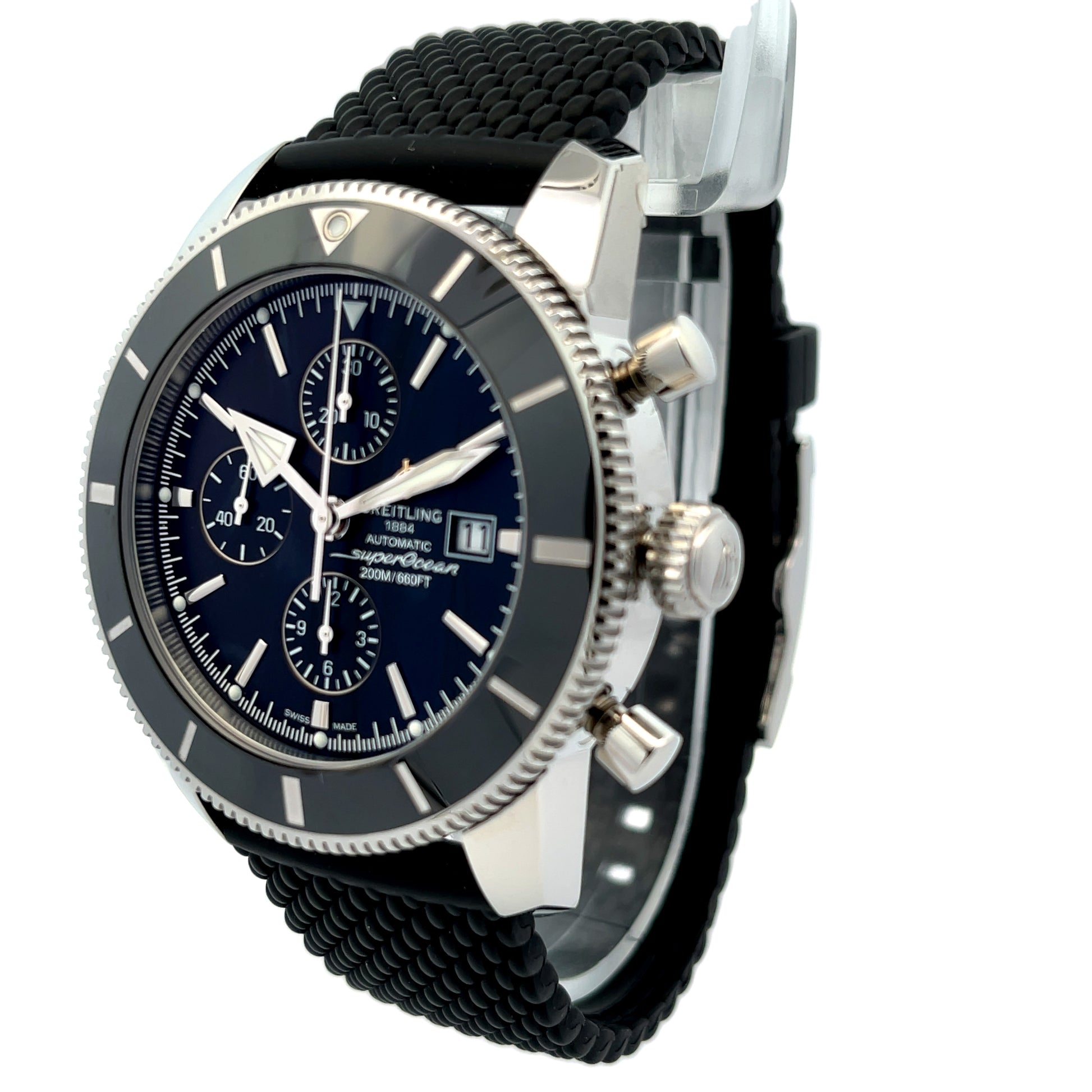 Breitling Superocean Heritage Chronograph 46mm Black Dial A13312121B1S1 - Beverly Hills Watch Company