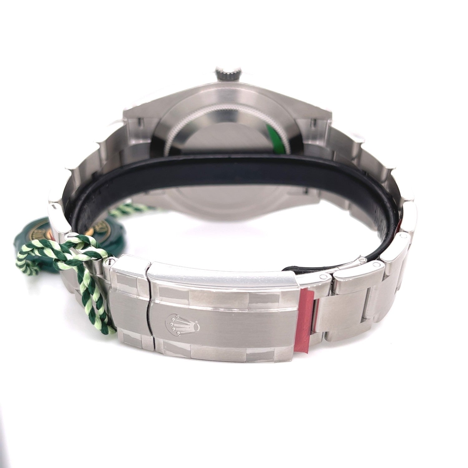 Rolex Oyster Perpetual 41mm Stainless Steel Green Dial 124300 25MXZ1 - Beverly Hills Watch Company