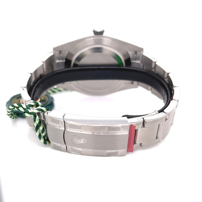 Rolex Oyster Perpetual 41mm Stainless Steel Green Dial 124300 25MXZ1 - Beverly Hills Watch Company
