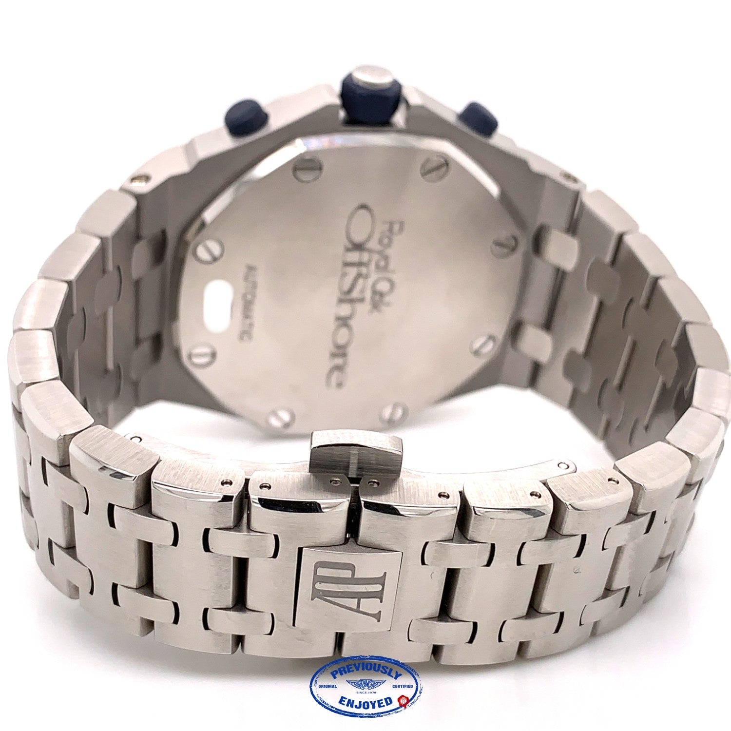 Audemars Piguet Royal Oak Offshore 42mm Stainless Steel Anniversary Blue Dial 26237ST.OO.1000ST.01 J7FXEC - Beverly Hills Watch Company