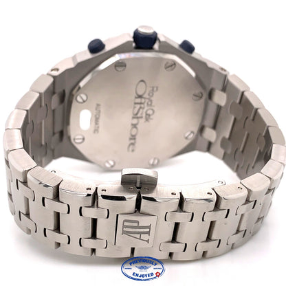 Audemars Piguet Royal Oak Offshore 42mm Stainless Steel Anniversary Blue Dial 26237ST.OO.1000ST.01 J7FXEC - Beverly Hills Watch Company