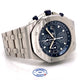 Audemars Piguet Royal Oak Offshore 42mm Stainless Steel Anniversary Blue Dial 26237ST.OO.1000ST.01 J7FXEC - Beverly Hills Watch Company