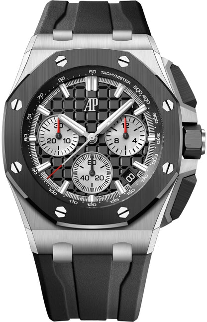 Audemars Piguet Offshore 43mm Stainless Steel and Ceramic 26420SO.OO.A002CA.01 - Beverly Hills Watch Company