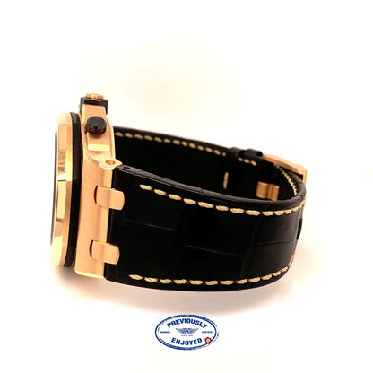 Audemars Piguet Royal Oak Offshore Chronograph 42MM Pink Gold 26470OR.OO.A002CR.01 2E69JY - Beverly Hills Watch Company