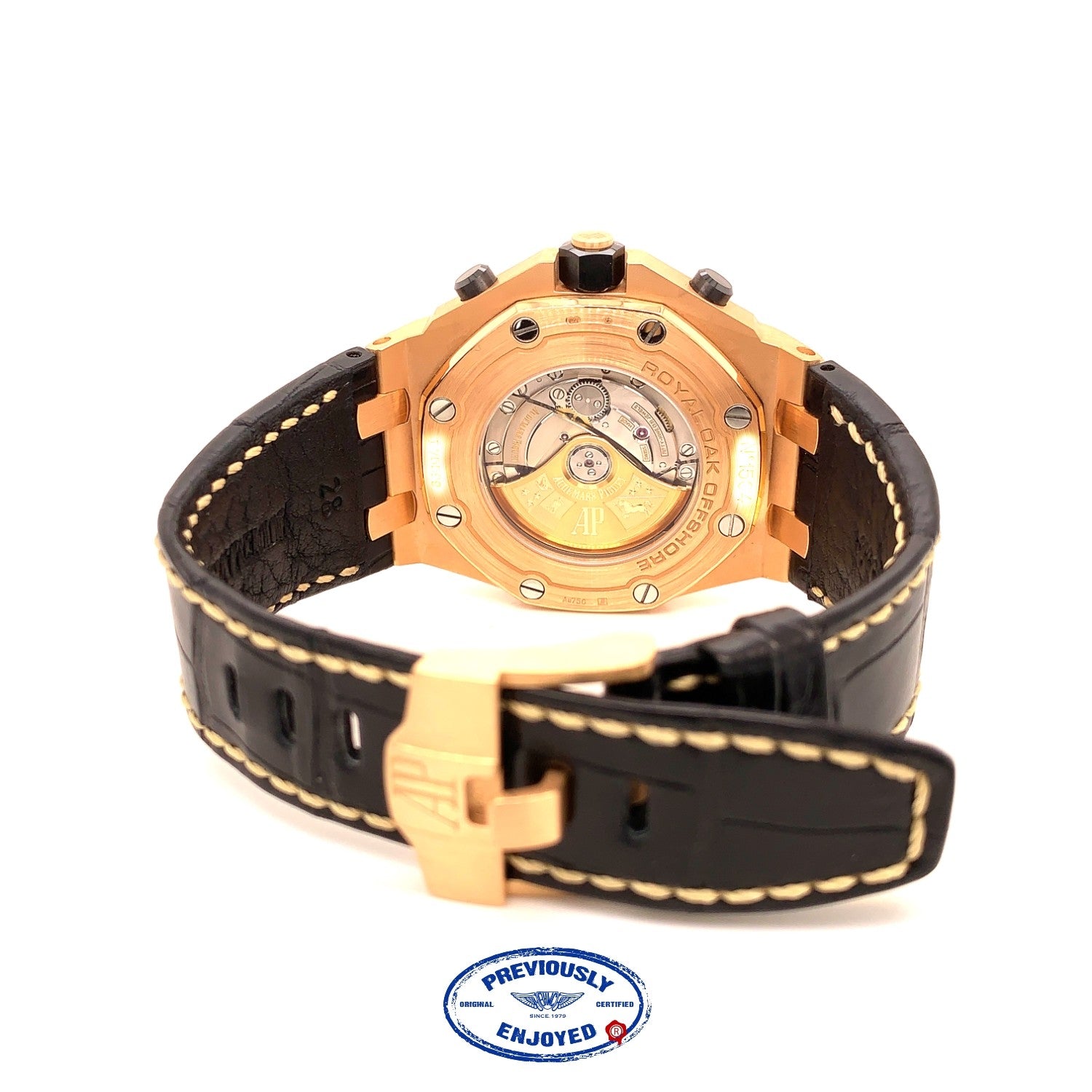 Audemars Piguet Royal Oak Offshore Chronograph 42MM Pink Gold 26470OR.OO.A002CR.01 2E69JY - Beverly Hills Watch Company