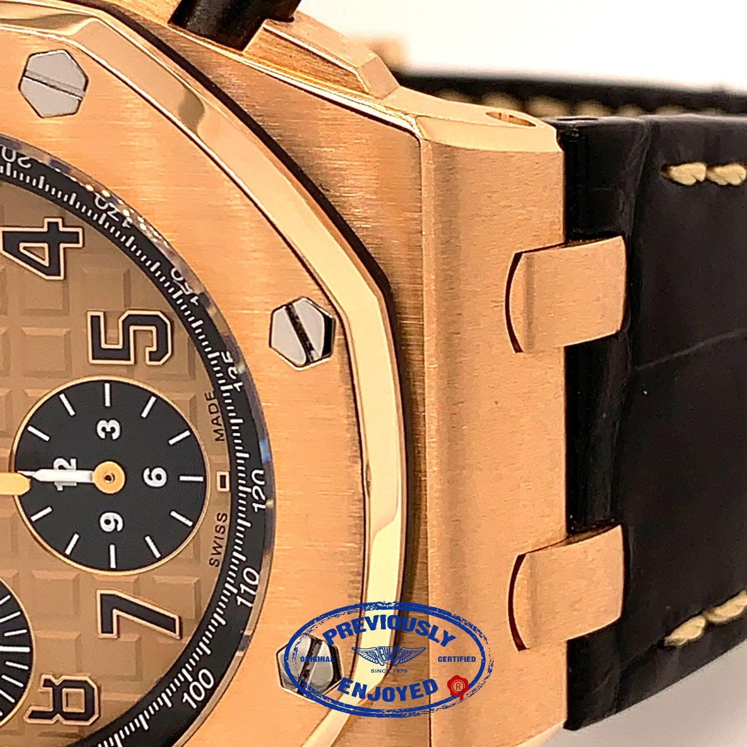 Audemars Piguet Royal Oak Offshore Chronograph 42MM Pink Gold 26470OR.OO.A002CR.01 2E69JY - Beverly Hills Watch Company