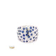 Naira & C Diamond and Sapphire Domed White Gold Ring 2667 - Beverly Hills Watch and Jewelry Company