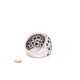 Naira & C Diamond and Sapphire Domed White Gold Ring 2667 - Beverly Hills Watch and Jewelry Company