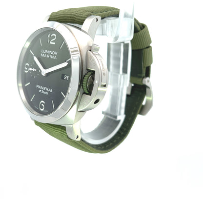 Luminor Marina ESteel Verde Smeraldo PAM01356 - Beverly Hills Watch Company