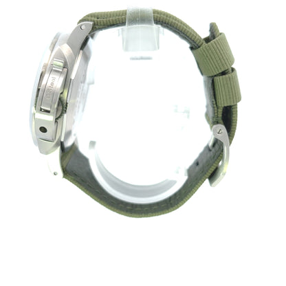 Luminor Marina ESteel Verde Smeraldo PAM01356 - Beverly Hills Watch Company