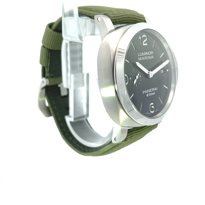 Luminor Marina ESteel Verde Smeraldo PAM01356 - Beverly Hills Watch Company