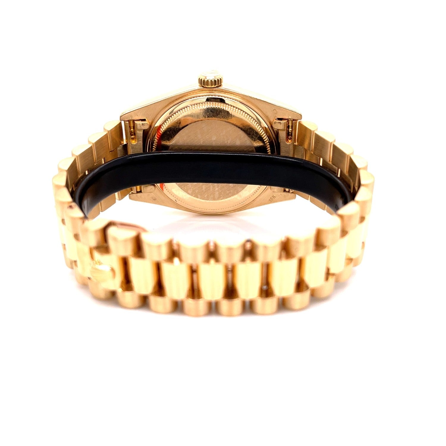 Rolex Day-Date 36MM President 18k Yellow Gold Champagne Tapestry 18038