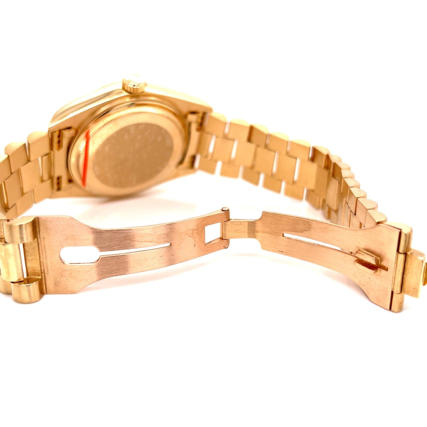 Rolex Day-Date 36MM President 18k Yellow Gold Champagne Tapestry 18038