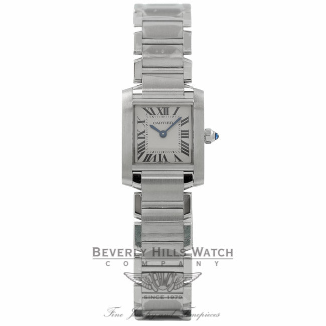 Cartier Tank Francaise Stainless Steel Ladies Watch W51008Q3 29RLWN - Beverly Hills Watch Company