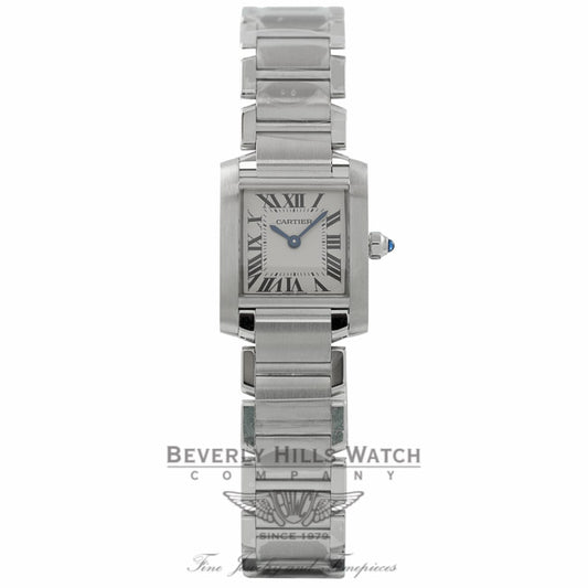 Cartier Tank Francaise Stainless Steel Ladies Watch W51008Q3 29RLWN - Beverly Hills Watch Company