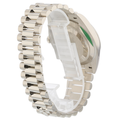 Rolex Day-Date 40mm White Gold President Olive Green 228239