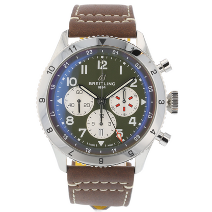 Breitling Classic AVI Super AVI B04 Chronograph GMT 46 Curtiss Warhawk AB04452A1L1X1