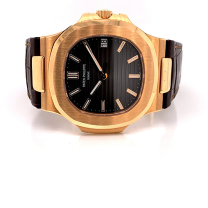 Patek Philippe Nautilus Rose Gold Slate Dial 5711r 2C50HX - Beverly Hills Watch Company