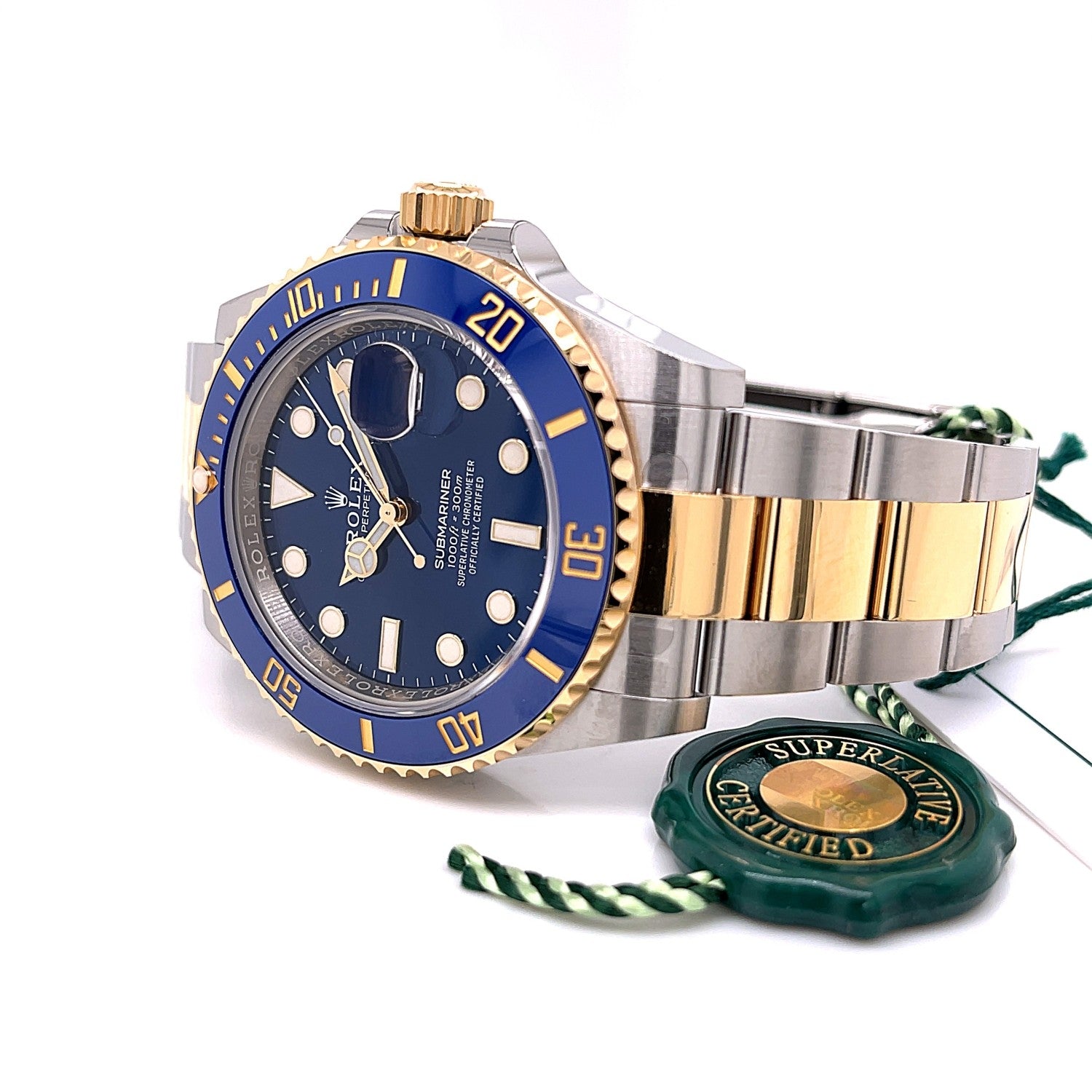 Rolex Submariner 41mm Yellow Gold and Stainless Blue Dial 126613LB - Beverly Hills Watch Company
